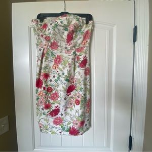 Old Navy strapless floral dress size 8